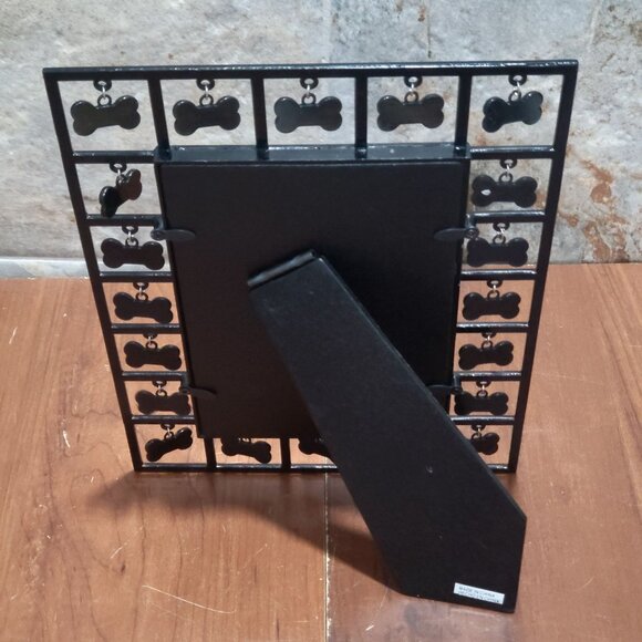 Home Collection Photo Frame Jingle Dog Bone Charms 4 x 6 Metal Picture Frame - Picture 6 of 10